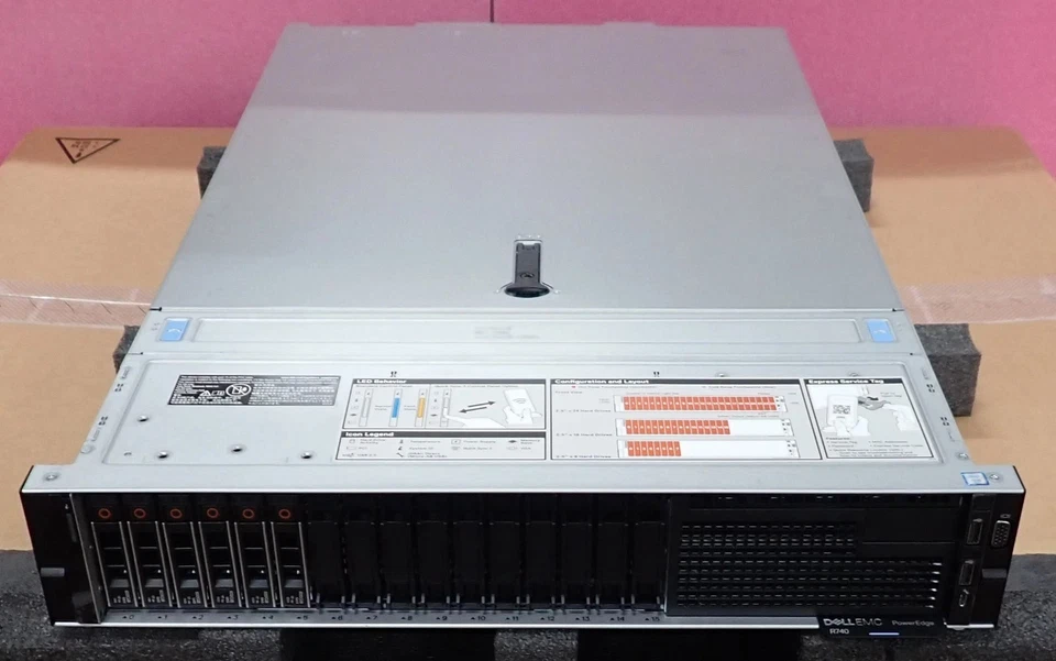 New Dell PowerEdge R740 Server 2x 10C Silver 4210R 256GB RAM 4.4TB Storage 16Bay - Image 3 of 4