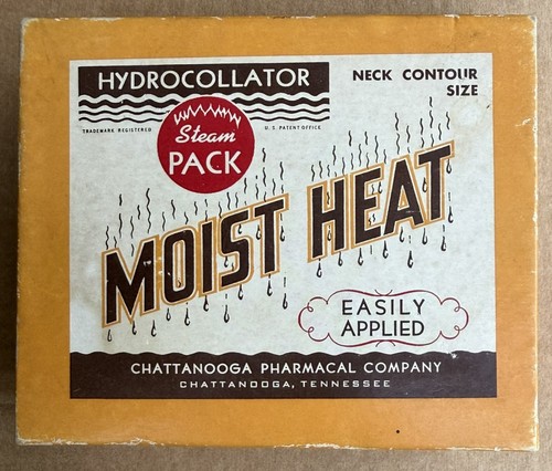 Vintage 1947-1952 Hydrocollator Steam Pack Original Box w/Instructions