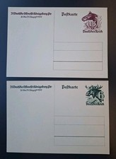DR Ganzsachen 2 Postkarte Ostmesse Königsberg neu