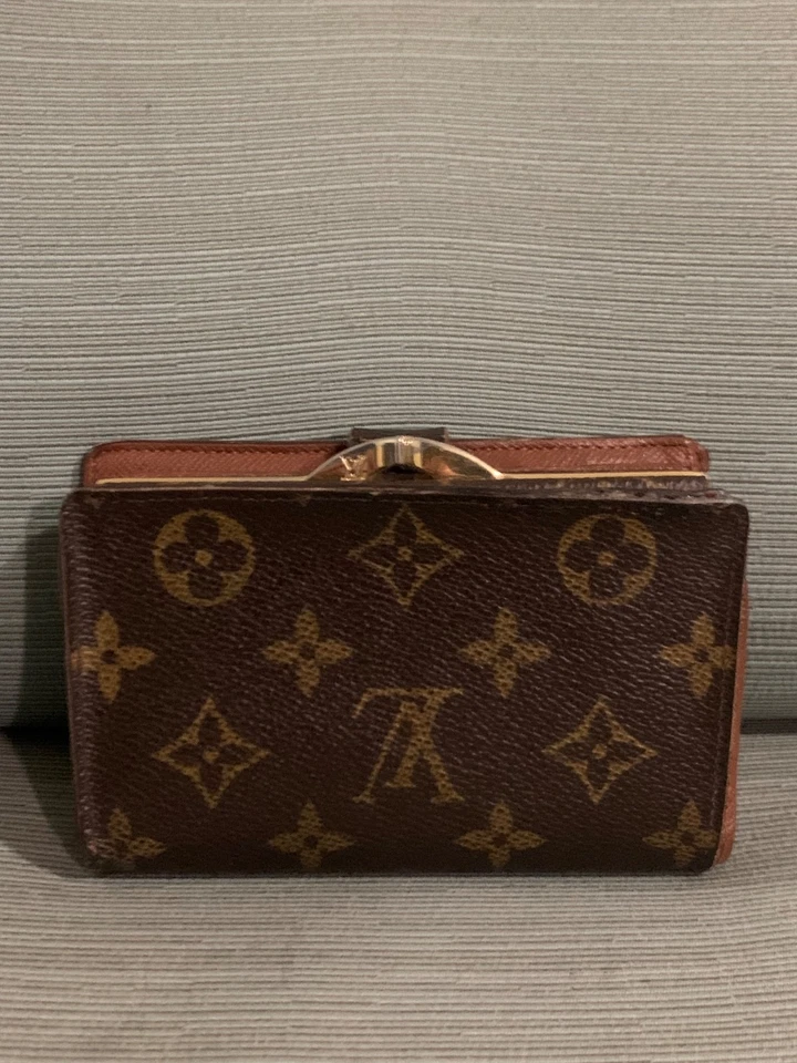 Подлинный Louis Vuitton монограмма порт Monnaie заготовки Viennanois складного бумажника! - Изображение 3 из 4