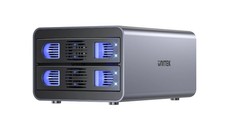 UNITEK 2-Bay USB-C RAID Enclosure 10Gbps for 2.5/3.5 SATA HDD SSD Up to 40TB