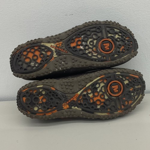 Women's Merrell Improve Moc Chocolate Brown Leather Slip-On Size 7 Preowned - Picture 4 of 6