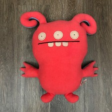 UglyDolls Turny Burny Red Blue Plush 14" Stuffed Animal