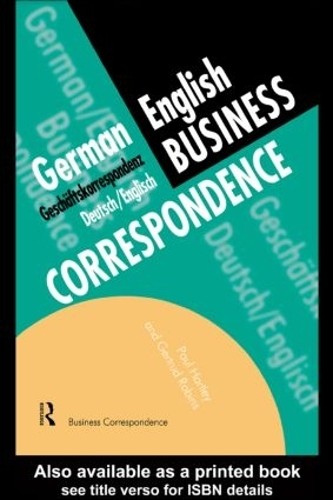German/English Business Correspondence - 9780415137140