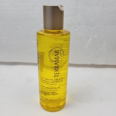 Terramar 3 in 1 Hair Oil (120ml / 4.06  Oz with Argan, Macadamia & Tahiti Manoi