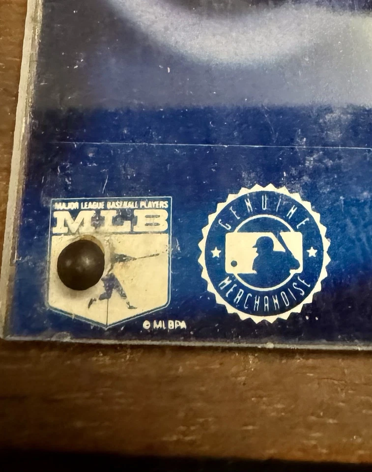 Unique Don Mattingly Collector’s Wood Frame W/ Pic & Cards - Genuine Merch. - Image 3 of 4