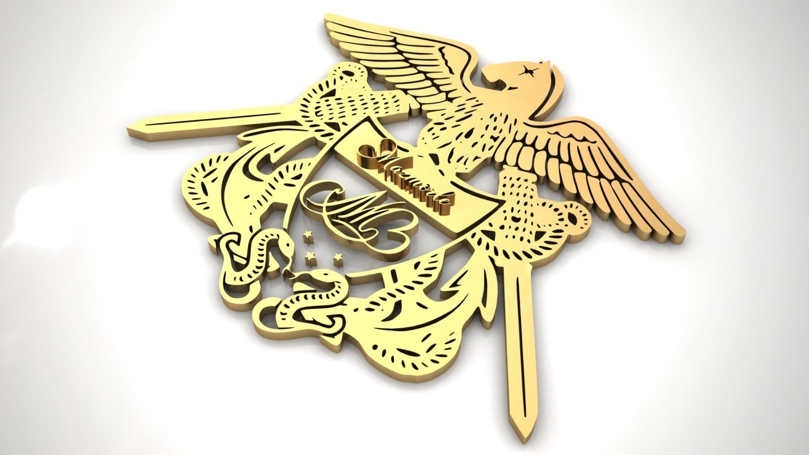 1.5 Inch Custom Mens 925 Sterling Silver Pendant Necklace