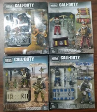 Mega Construx Call Of Duty Weapon Crates Desert Navy Armored Firebreak Lot Of 4