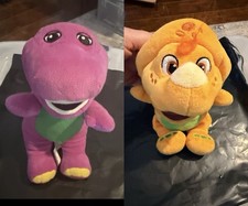 Fisher-Price Barney  s World Barney And Billy Dinosaur Plush