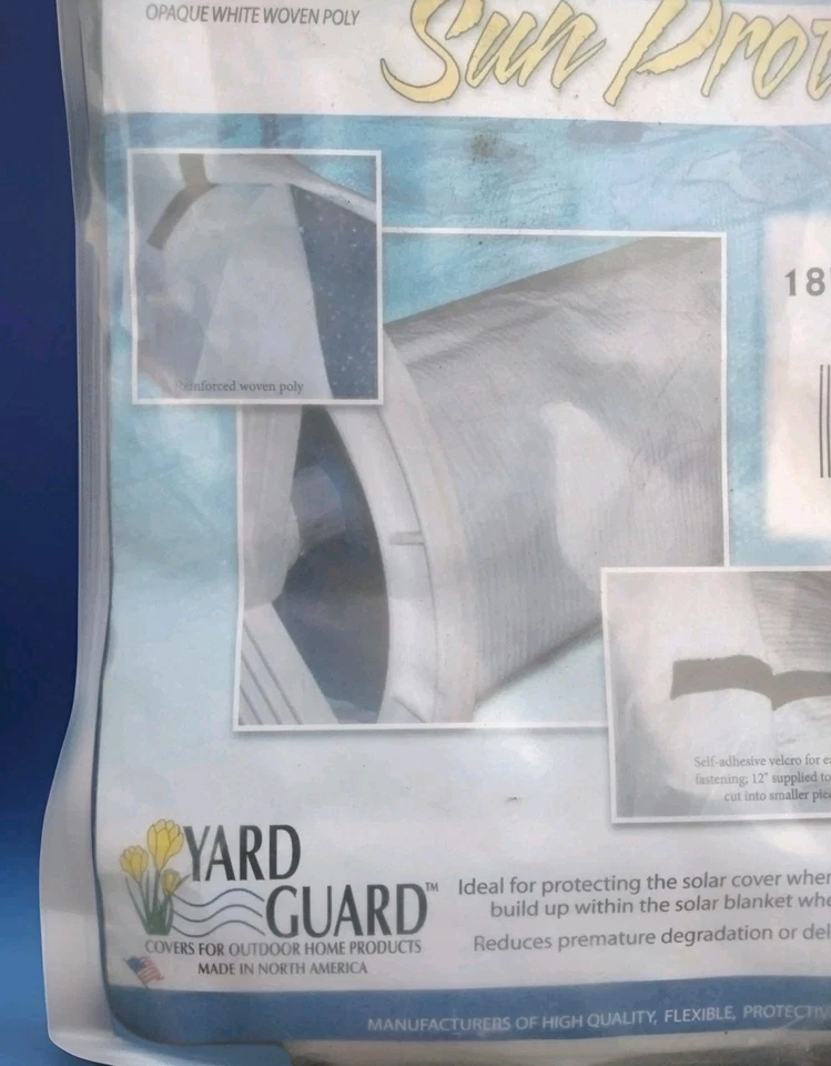Yard Guard Pool Solar Blanket Shade Cloth Cover 18'  Protect Against Elements  - Image 2 of 4