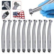 Dental LED E-generator High Speed Handpiece 4 Air &Water Spray anti-siphon 4Hole