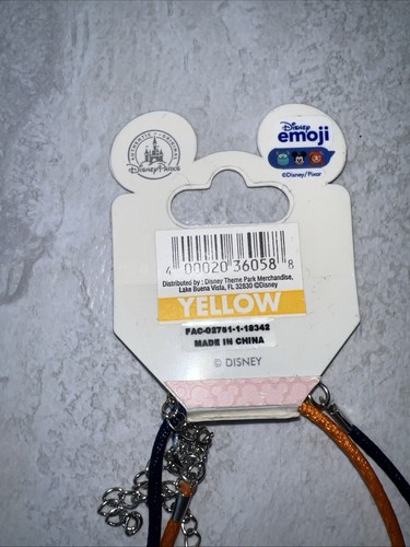 Lot Of 2 Disney Parks Friendship BFF Necklaces Monster Inc Finding Neo Emoji - Picture 6 of 6