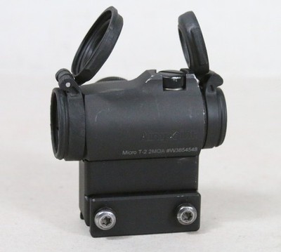 Aimpoint Micro T-2 Red Dot Reflex Sight 2 MOA w/ SPUHR Mount + Caps!