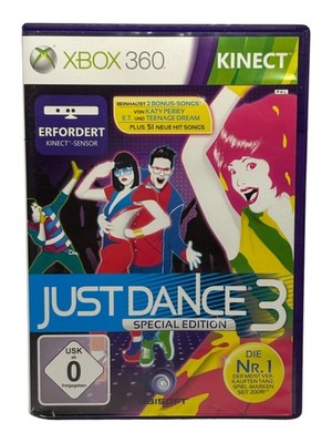 Just Dance 3 (Microsoft Xbox 360)Anleitung Disc poliert kratzfrei
