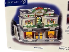Dept 56 Midtown Shops Snow Village 56.55334 Uptown Shoes Downtown Leather