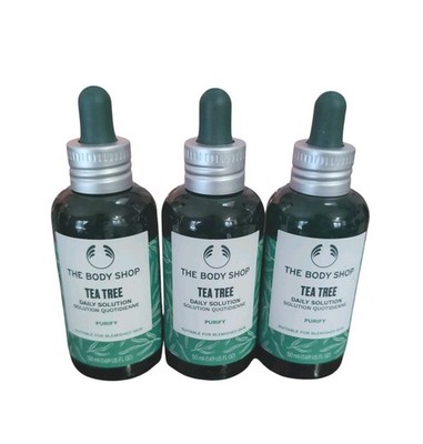 The Body Shop TEA TREE Daily Solution x3 Purify Blemishes Bumpy Skin Serum Lot
