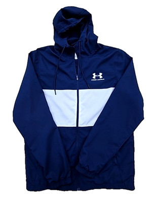 Under Armour Herren Hoodie SM Navy/Weiß Full-Zip