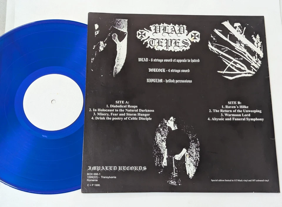 Vlad Tepes – Old Traditions Rule Keltia 1st press Lp 2003 Brazil Limited 107 - Image 3 of 3