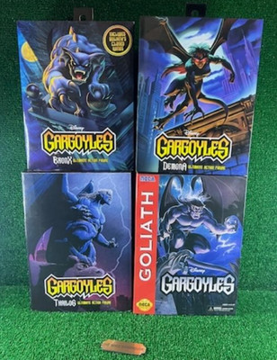 Disney Gargoyles GOLIATH & DEMONA & BRONX & THAILOG Action Figure SET (4) NEW