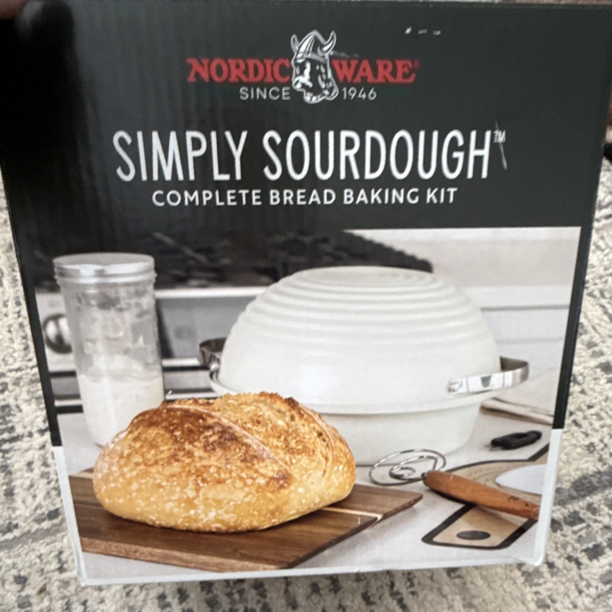 Nordic Ware Set Di 3 Ciotole Prep And Serve Bianco Ghiaccio – 2L, 3.5L, 5L – Senza BPA, Antiscivolo, Adatte Al Microonde