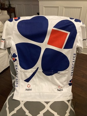 FRANCAISE DES JEUX FDJ NALINI MAGLIA BICI CICLISMO SHIRT MAILLOT