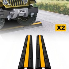 2Pcs EV Charger Cable Protector Ramp 1m – Driveway Safety Cover Floor Speed Bump