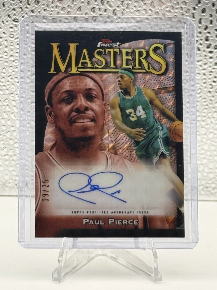 NBA UD BLACK 9/15 Paul Pierce 直筆サインカード Paul Pierce Basketball Autographed Sports Trading Cards