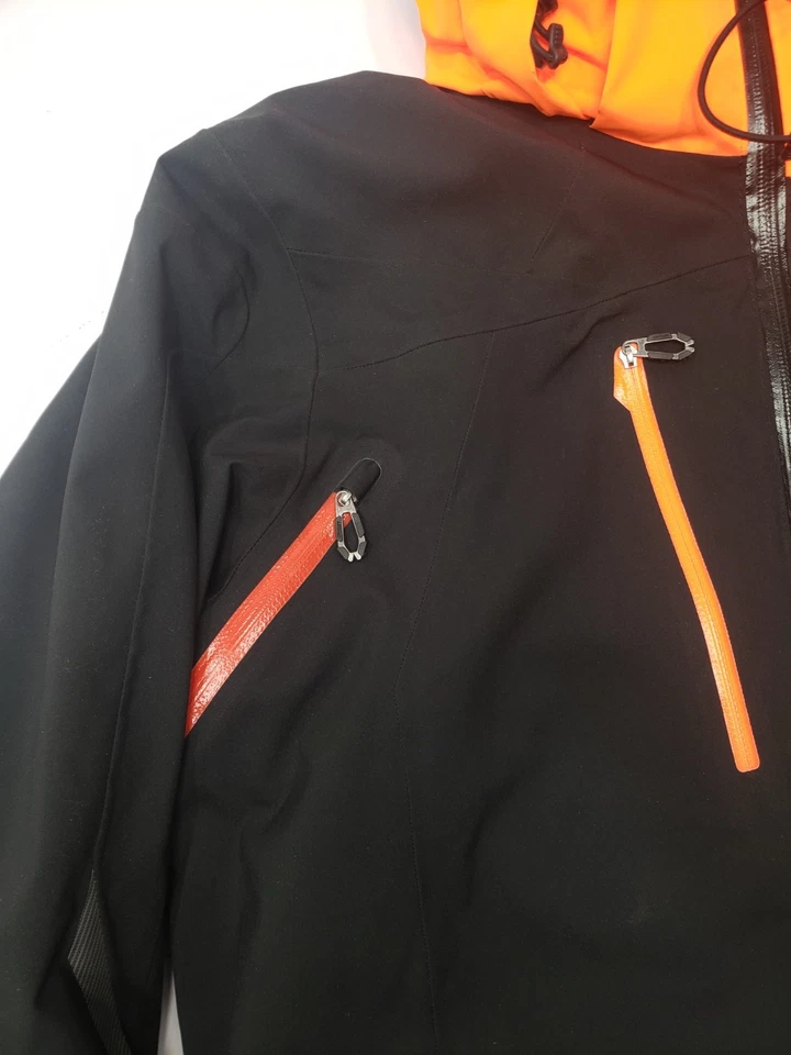 Chaqueta Spyder Para Hombres Bromont Naranja/Rojo y Negro Esquí Aislado EXO Escudo Talla M Foto 3 de 4
