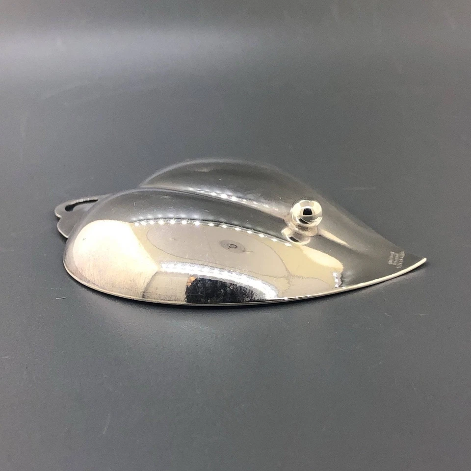 Estate Set of 4 Tiffany & Co. Sterling Silver Leaf Nut Dishes - Image 2 of 4