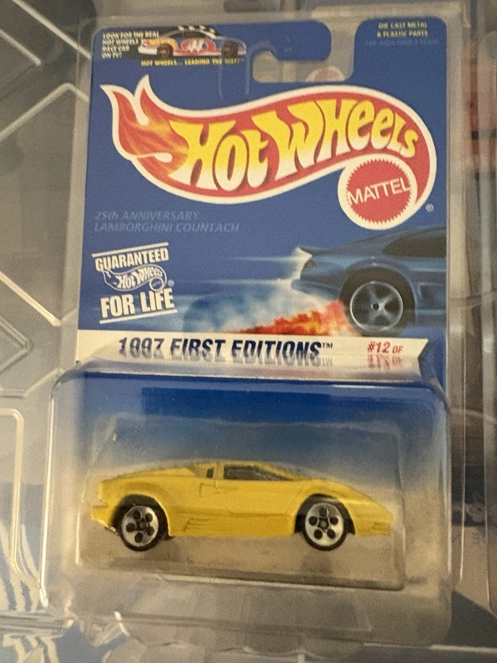 Lamborghini Countach 1997 Hot Wheels #510 primeras ediciones 12/12 25 aniversario Foto 2 de 4