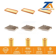 Air Cabin Engine Cartridge Oil Filters (9 Total) Kit For Volkswagen Jetta Golf R