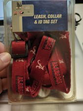 Alabama Crimson Tide Dog Collar, Leash Tag Combo Medium- Pet NCAA