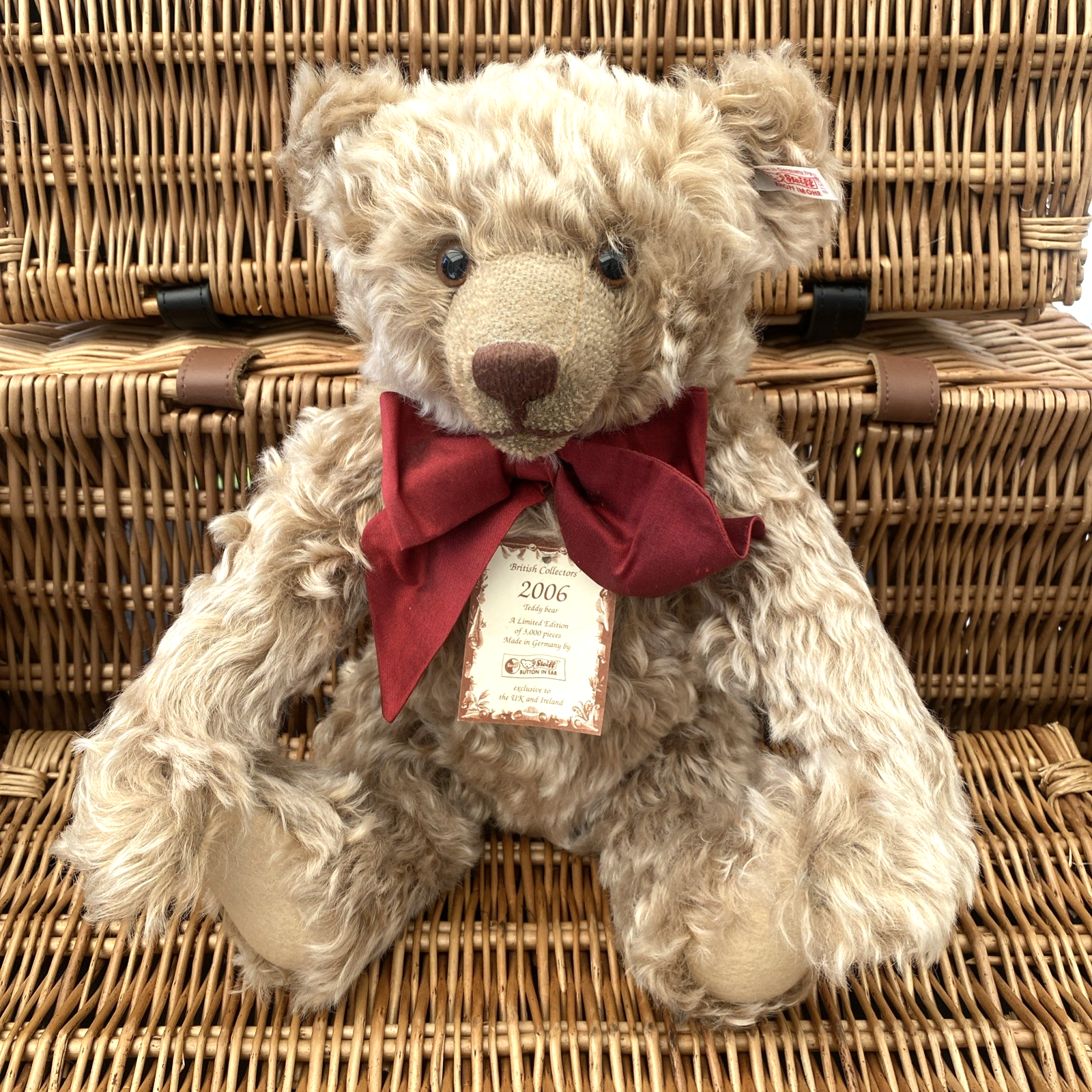Steiff 2006 British Collectors Bear Ltd Edition 40cm, Caramel-Tipped EAN:662218