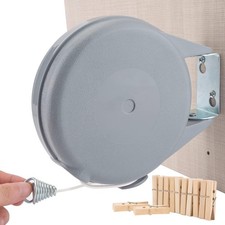 Retractable Clothesline 40FT Adjustable Laundry Line Indoor Outdoor Drying Rack