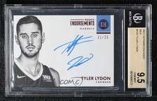 2017 Encased Rookie Endorsements Red 21/25 Tyler Lydon BGS 9.5 GEM MINT Auto d4v