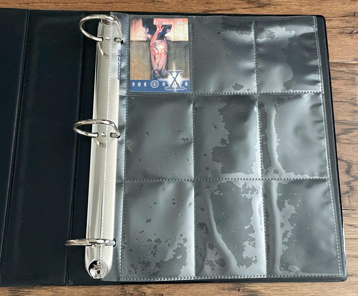 1995 TOPPS X-FILES BINDER W/ PROMO P3 TRADING CARDS | eBay
