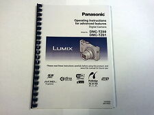 PANASONIC LUMIX DMC-TZ60 TZ61 PRINTED A4 INSTRUCTION MANUAL USER GUIDE 329 PAGES