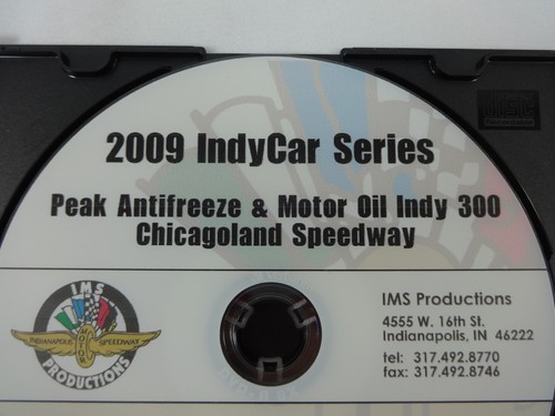 2009 IndyCar Versus Qualifying Show Indy Chicagoland Speedway DVD IMS Production - Picture 4 of 8
