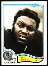 1982 Topps Art Shell    #198 Oakland Raiders