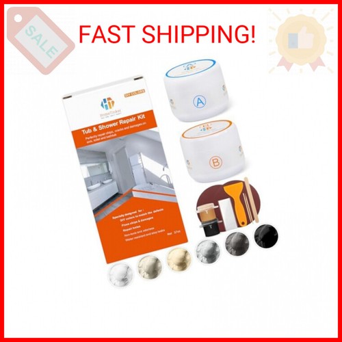Tub Porcelain Tile Shower Repair Kit (Color Match), 3.7oz Fiberglass