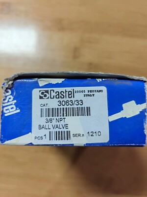 1PCS NEW Castel 3063/33 safety valve #N7184 YF