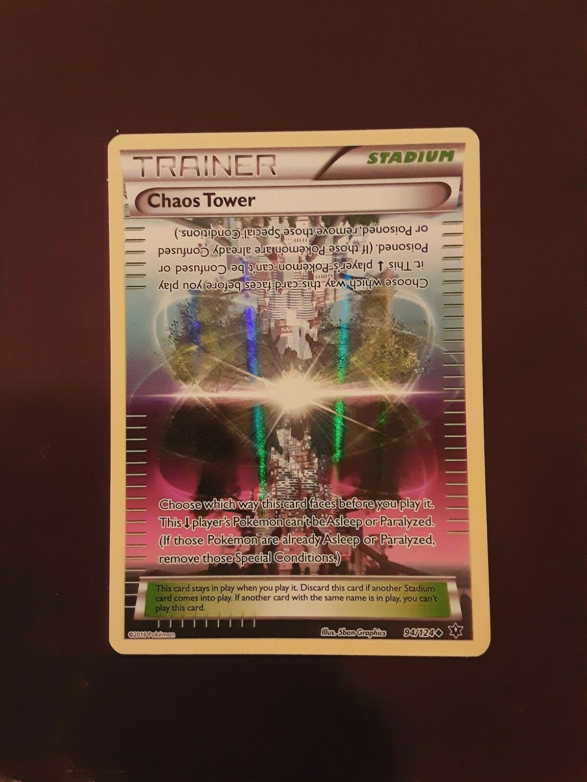 Pokémon TCG Chaos Tower Fates Collide 94/124 Regular Uncommon