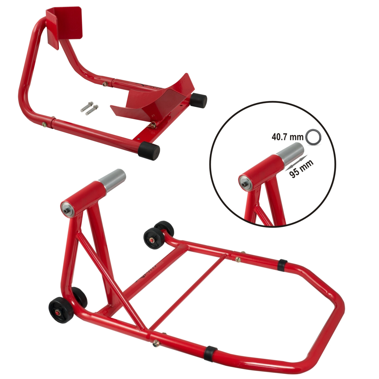 Motorbike Stand Swing Arm Rear Ducati Pin 40.7mm Wheel Chock eBay