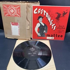 Vintage Dance Records, Castanets-How To Play Them by Matteo HLP-3000 & Manual.