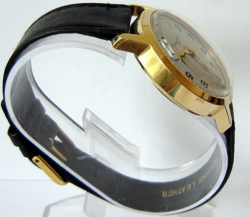 VINTAGE"ORIOSA"17J. GOLD PLATED MECHANICAL SWISS MEN'S WATCH SERVICED # 961 - Picture 5 of 7