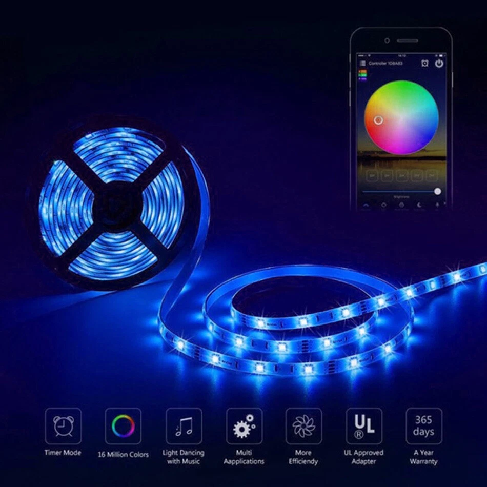 RGB Controller Wireless Bluetooth-compatible Dimmer For RGB LED Strip Light - Image 2 of 4