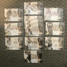 Lot (12) 2004-05 Upper Deck SPx Gold, All #d to 500. Bosh, Billups, Crawford