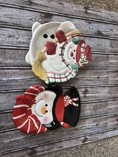Fits and Floyd Christmas plater set