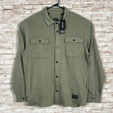 Buffalo David Bitton Fabion Heather Mens XL Snap Shirt Green MSRP 99 Fabion NEW