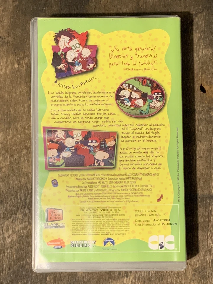 Rugrats La Pelicula - Aventuras En Pañales VHS (Importación Venezolana) - Image 3 of 4